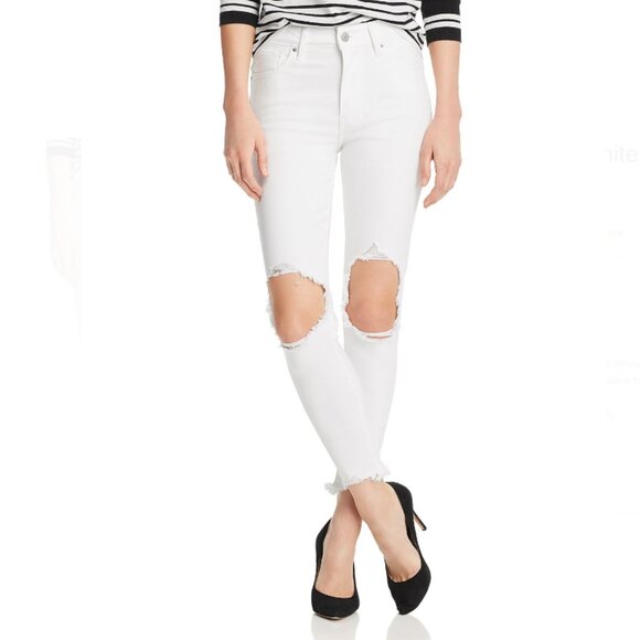 Levi’s Women’s White 721 High Rise Skinny Jeans - Picture 4 of 11